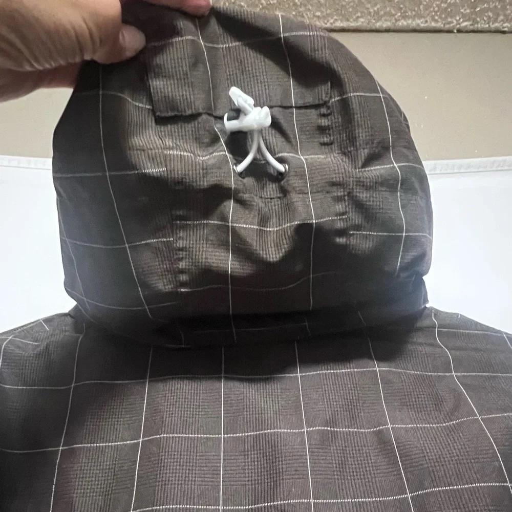 Ripzone Microlite Plaid Snowboard Jacket Coat Outdoor Winter Ski Snow Hood